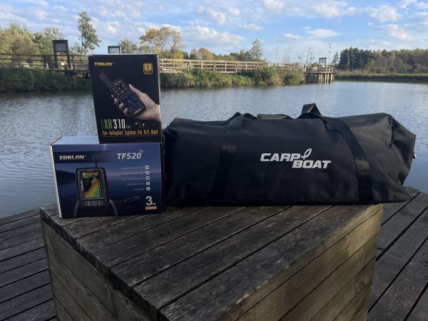 ŁÓDKA ZANĘTOWA  TOSLON GTX BOAT  TOSLON + TOSLON XR310 + TOSLON TF520 MAD CARP